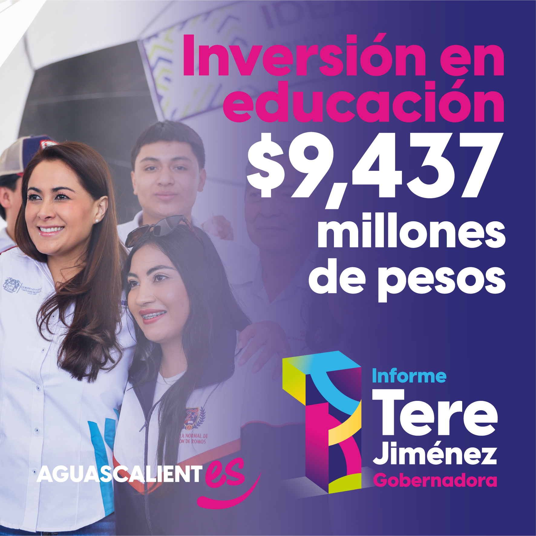 EN EL MARCO DEL PRIMER INFORME DE GOBIERNO, TERE JIMÉNEZ DA A CONOCER INVERSIÓN HISTÓRICA EN EDUCACIÓN