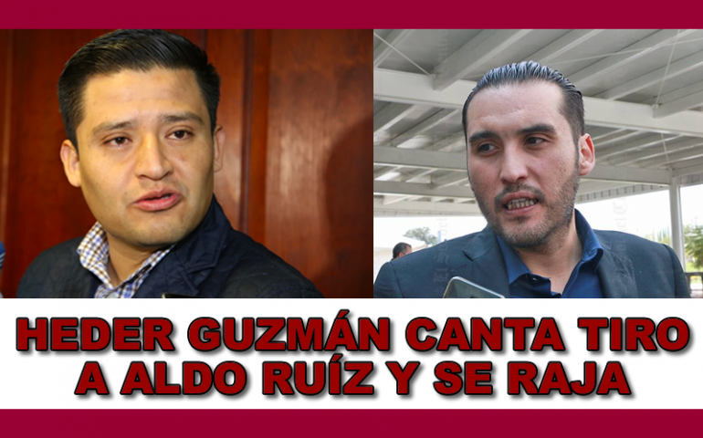 HEDER GUZMÁN CANTA TIRO A ALDO RUÍZ Y SE RAJA
