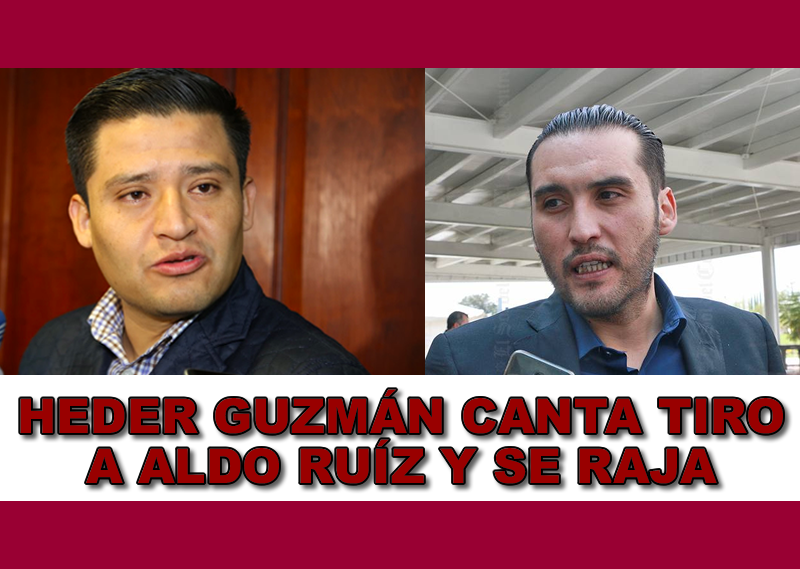 HEDER GUZMÁN CANTA TIRO A ALDO RUÍZ Y SE RAJA