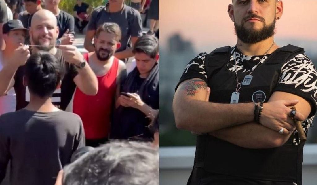 Temach es captado en supuesto ritual para hombres alfa