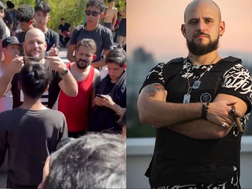 Temach es captado en supuesto ritual para hombres alfa