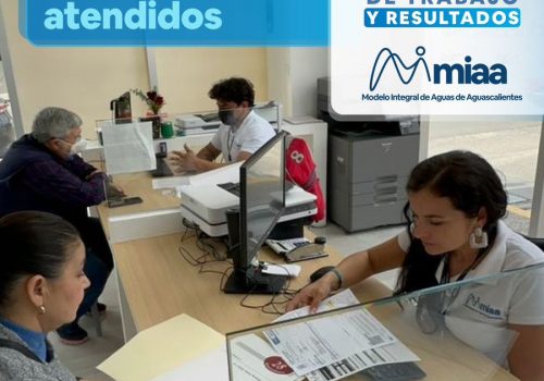 147 mil usuarios atendidos a 100 días del arranque de MIAA