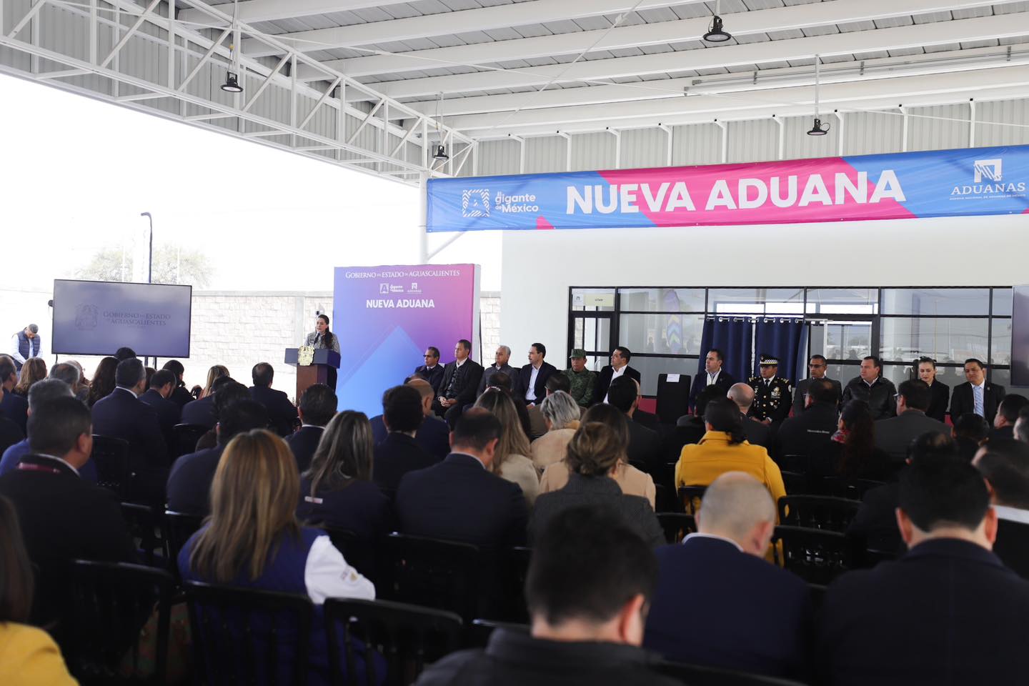INAUGURA TERE JIMÉNEZ NUEVA ADUANA; AGUASCALIENTES SE CONSOLIDA COMO EL CORAZÓN LOGÍSTICO DE AMÉRICA