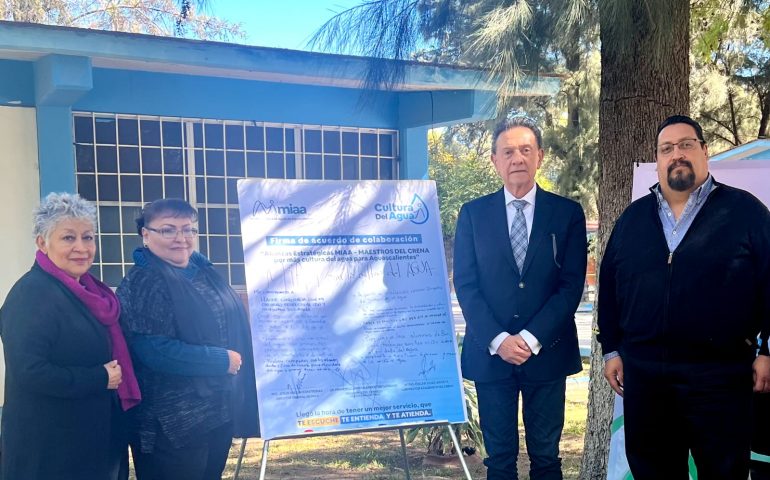 FIRMA MIAA ALIANZA ESTRATÉGICA CON EL CRENA PARA IMPULSAR LA CULTURA DEL AGUA