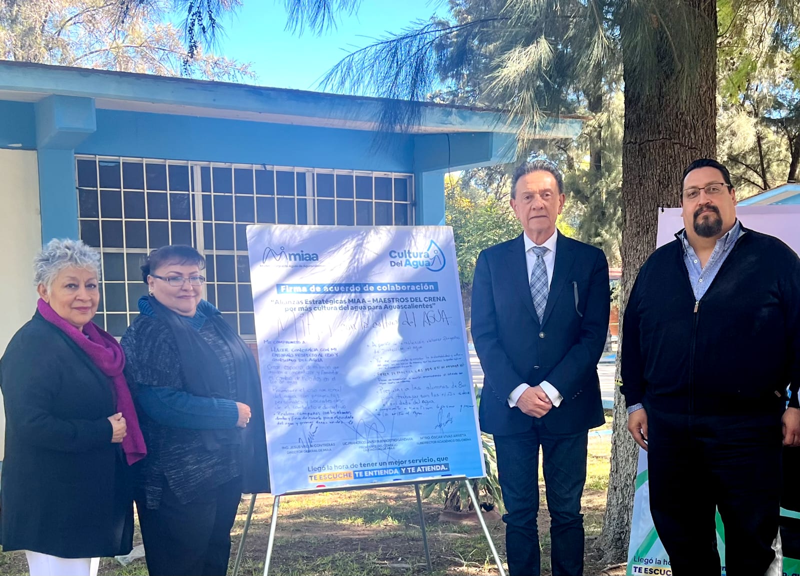 FIRMA MIAA ALIANZA ESTRATÉGICA CON EL CRENA PARA IMPULSAR LA CULTURA DEL AGUA