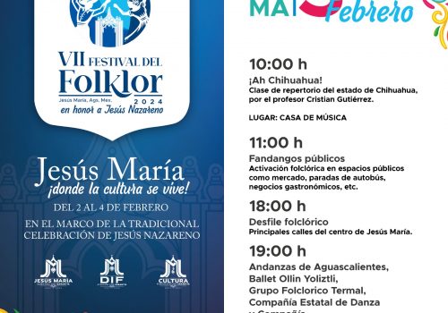 YA VIENE EL VII FESTIVAL DEL FOLKLOR EN JESÚS MARÍA