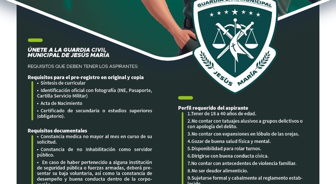 EL MUNICIPIO DE JESÚS MARÍA MANTIENE ABIERTAS DOS CONVOCATORIAS