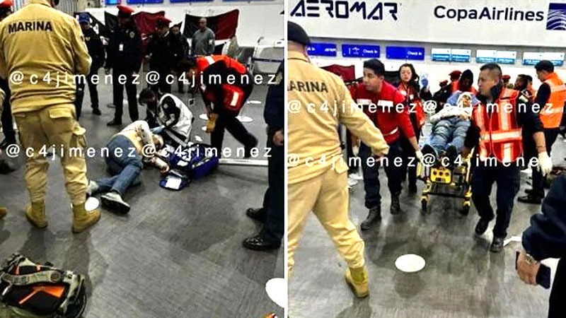 Mexicano apuñala a venezolano en el AICM