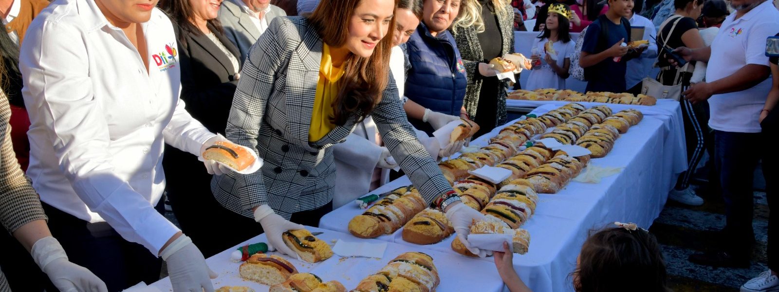 INVITA TERE JIMÉNEZ A LAS FAMILIAS DE AGUASCALIENTES A DISFRUTAR DE LA GIGANTE ROSCA DE REYES 2024
