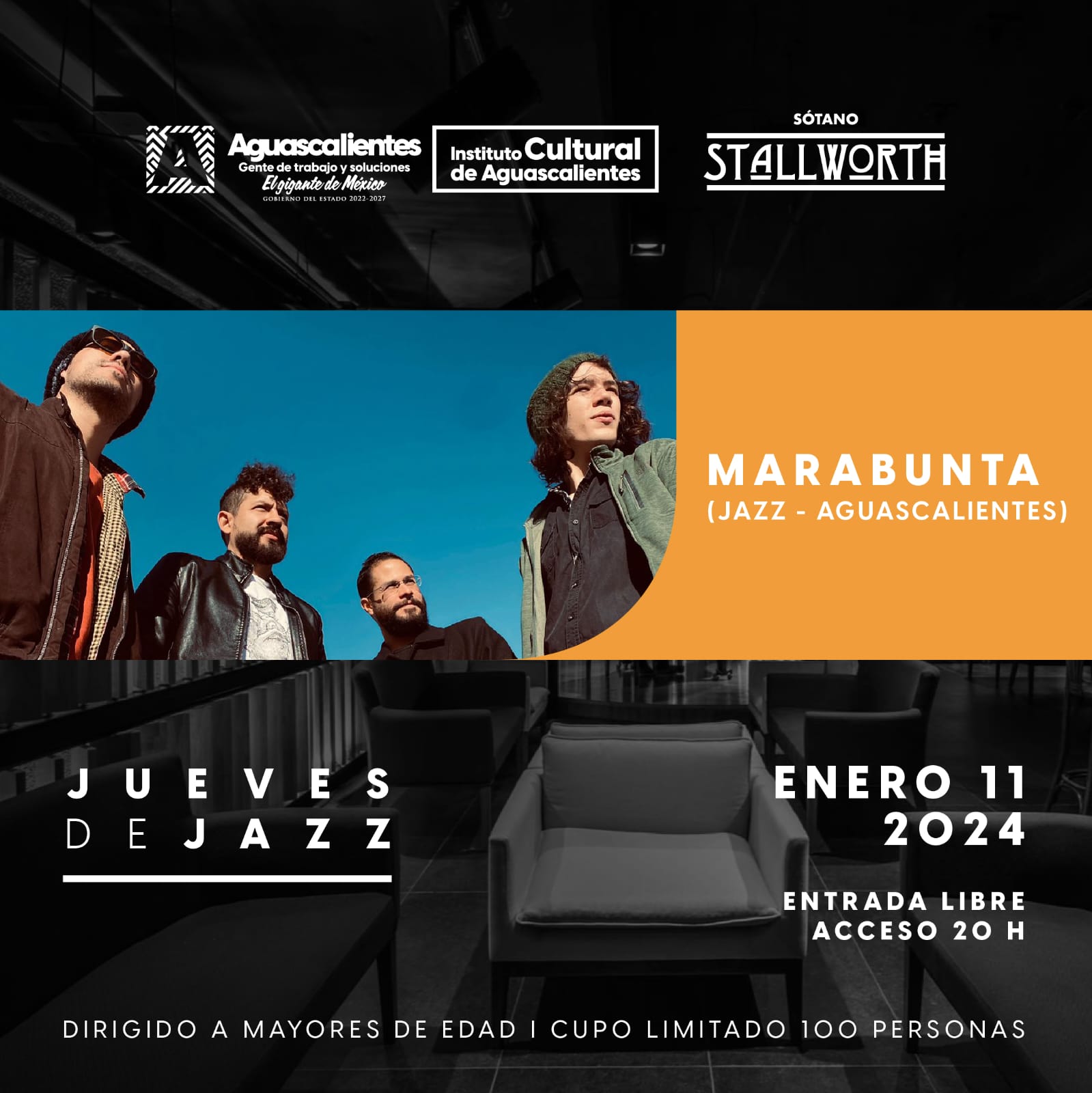 NOCHES DE JAZZ EN ENERO EN EL SÓTANO STALLWORTH