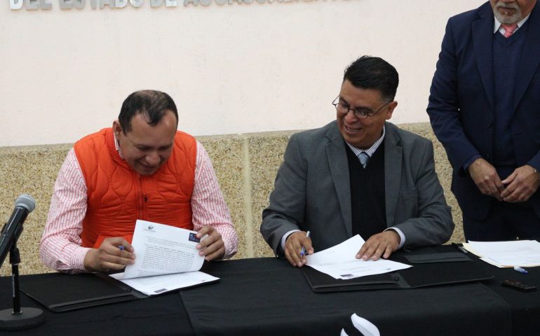 Signan convenio de colaboración PJE-SJG