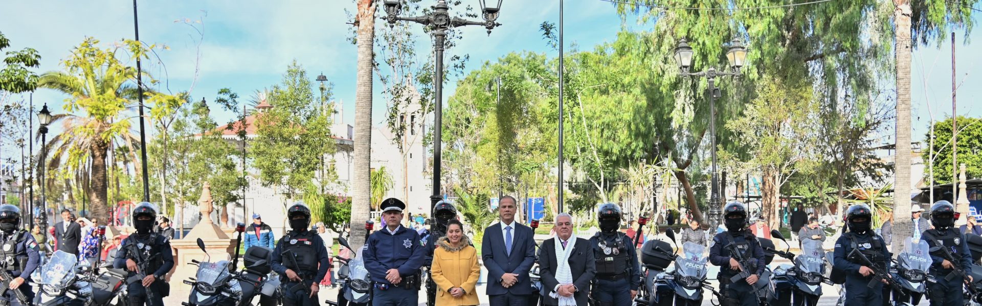 ENTREGAN EQUIPO A POLICÍAS DE JESÚS MARÍA