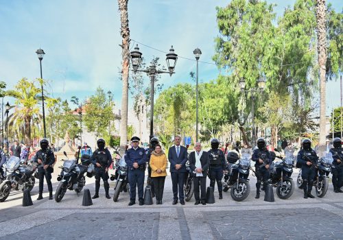ENTREGAN EQUIPO A POLICÍAS DE JESÚS MARÍA