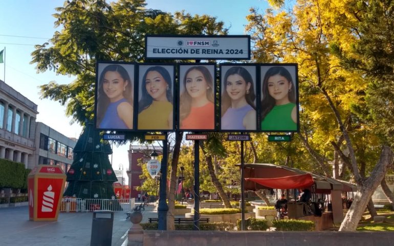 Despliegue de Imágenes de Candidatas a Reina y Princesas de la Feria Nacional de San Marcos 2024 en Aguascalientes