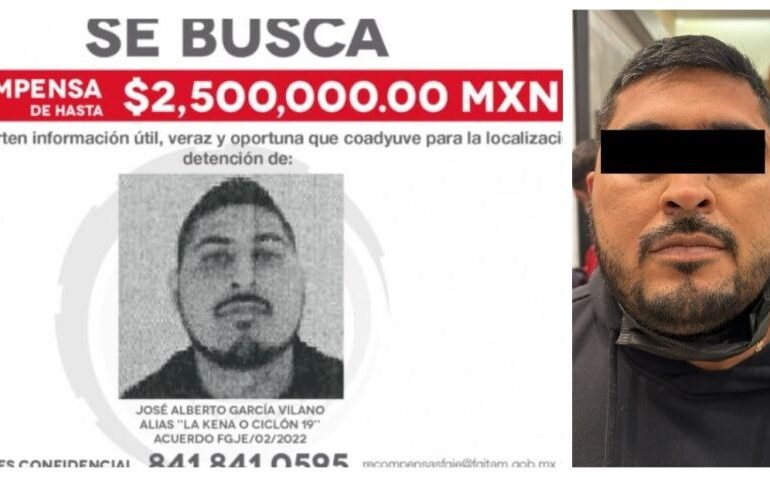 Detienen a «La Kena» en Monterrey, importante líder del Cartel del Golfo