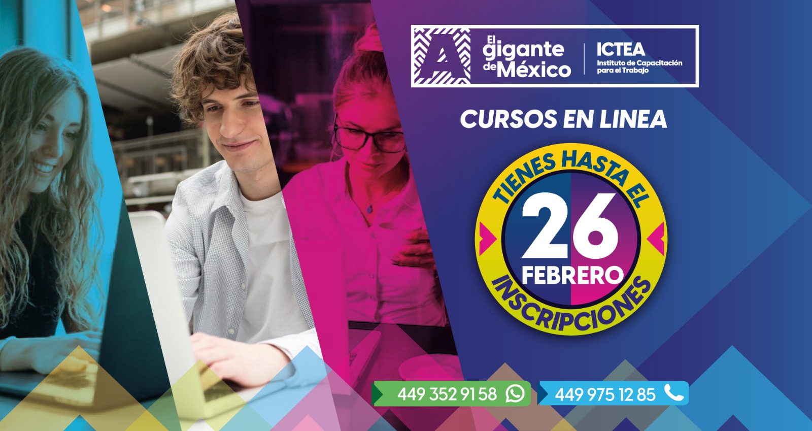 ICTEA AMPLÍA PLAZO DE INSCRIPCIÓN A CURSOS DE CAPACITACIÓN EN LÍNEA