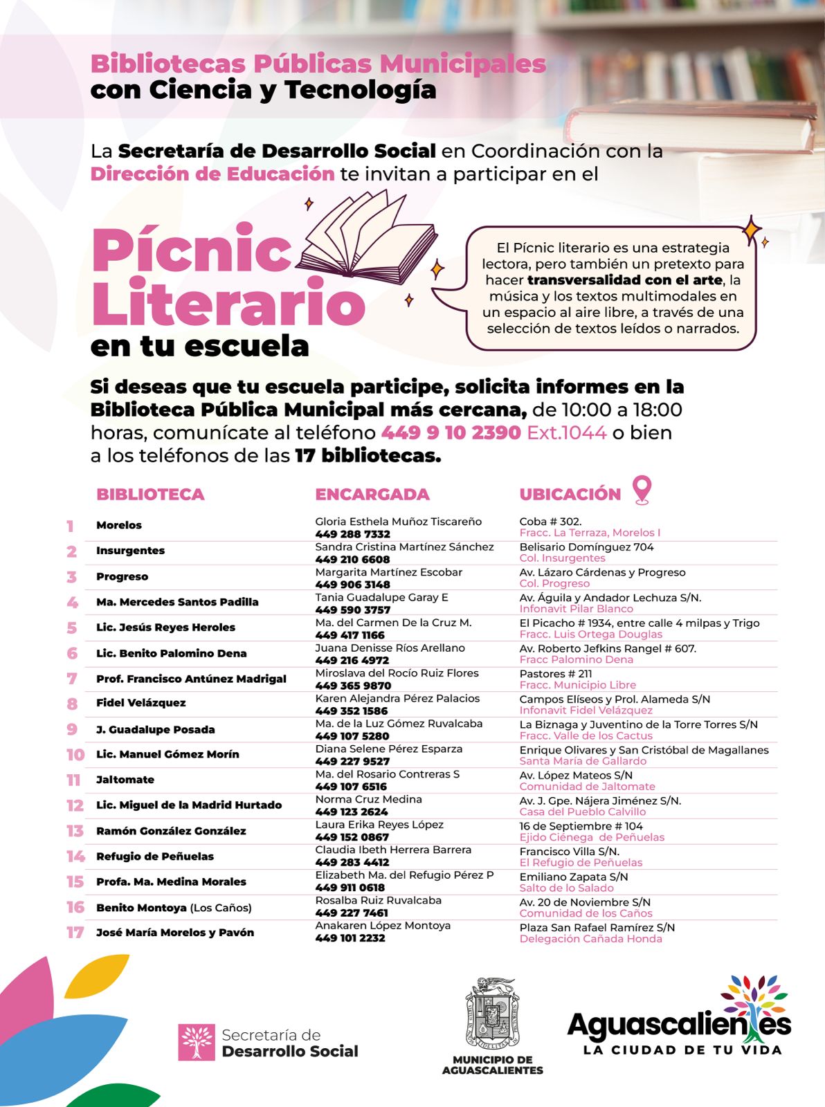 REFUERZA MUNICIPIO EL FOMENTO A LA LECTURA CON PICNIC LITERARIO