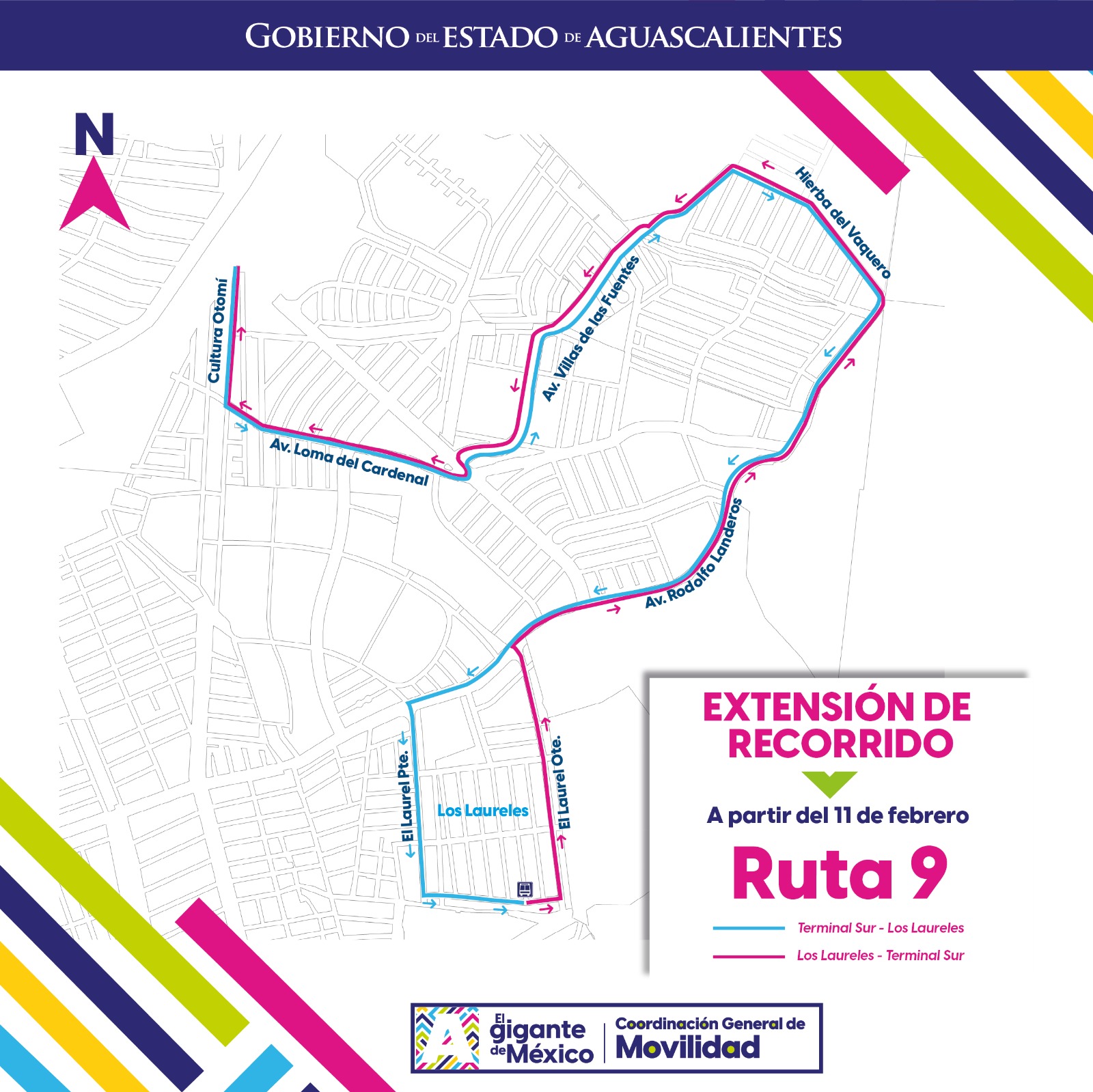 SE AMPLÍAN RUTAS 9 y 37 PARA LLEVAR EL SERVICIO DE URBANOS A HABITANTES DEL NORORIENTE Y SUR DE LA CIUDAD