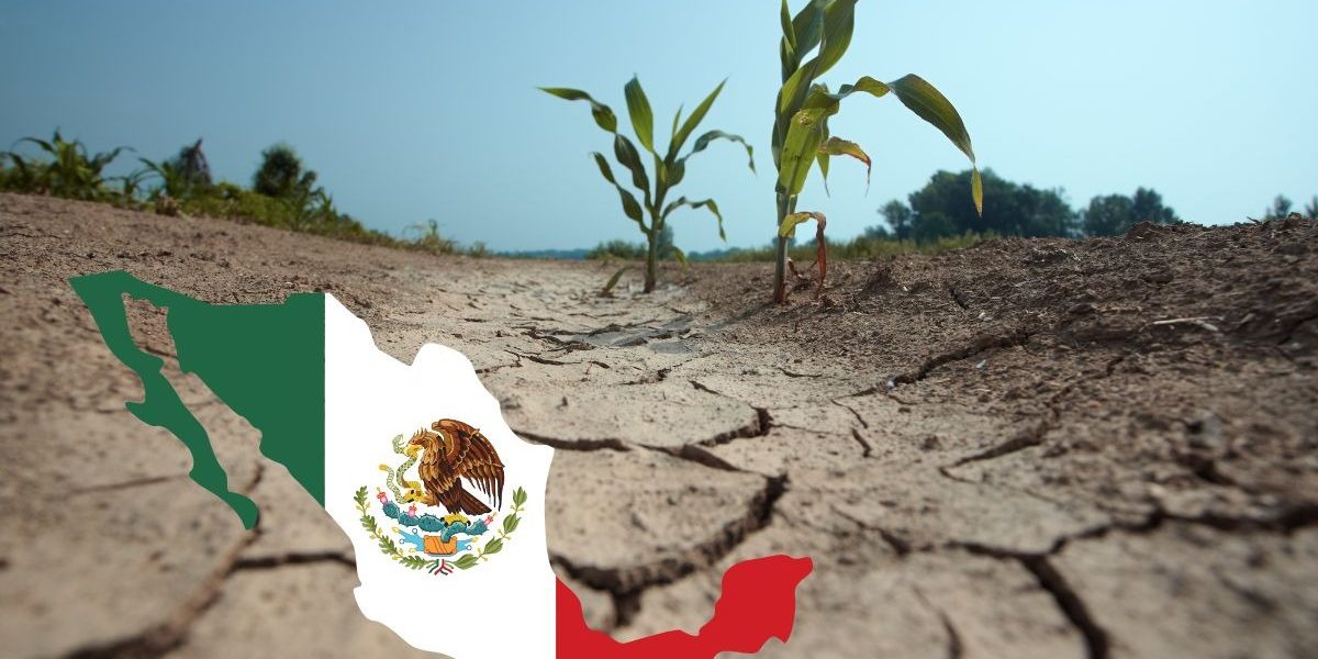 Este es el mapa de la sequia en México, Aguascalientes con sequia extrema
