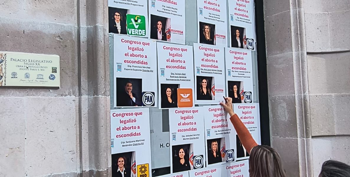 Movimiento por la Familia Exhibe Diputados a Favor del Aborto en Aguascalientes