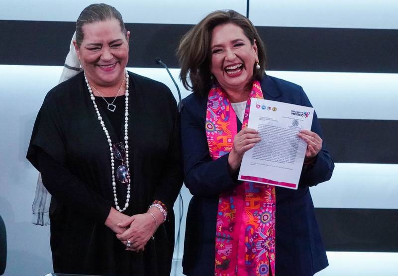 Se registra Xóchitl Gálvez como candidata a presidenta