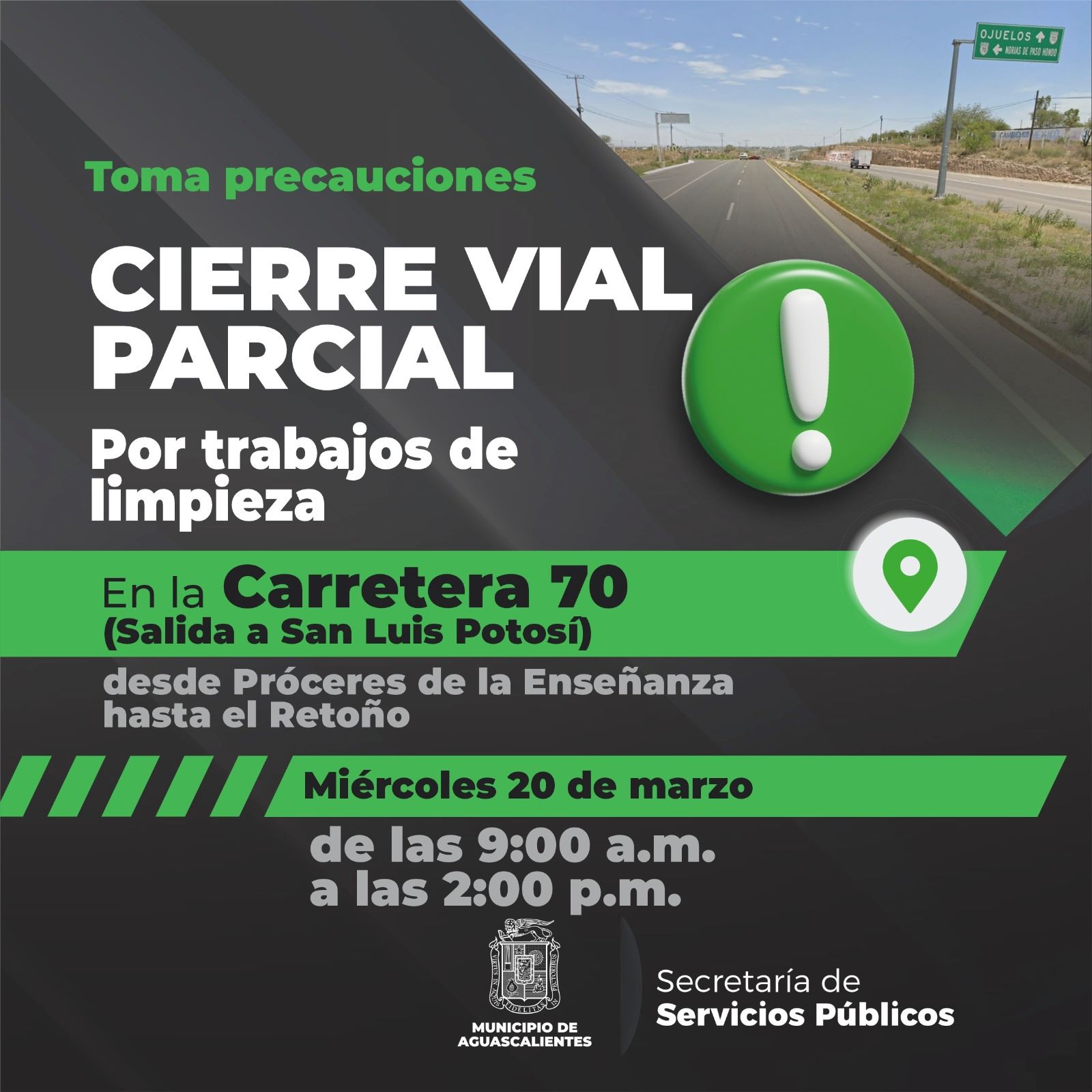 ¡Toma Precauciones!