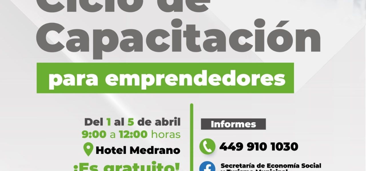 INVITAN MUNICIPIO Y SEDECYT A CICLO DE CAPACITACIÓN PARA EMPRENDEDORES