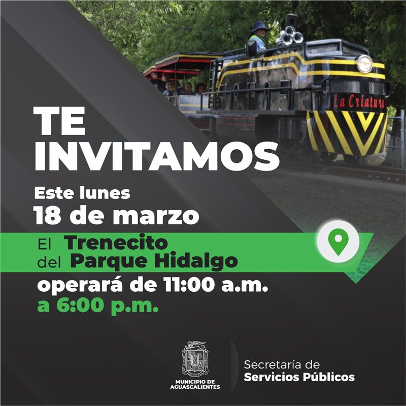Este Lunes el Trenecito Funciona