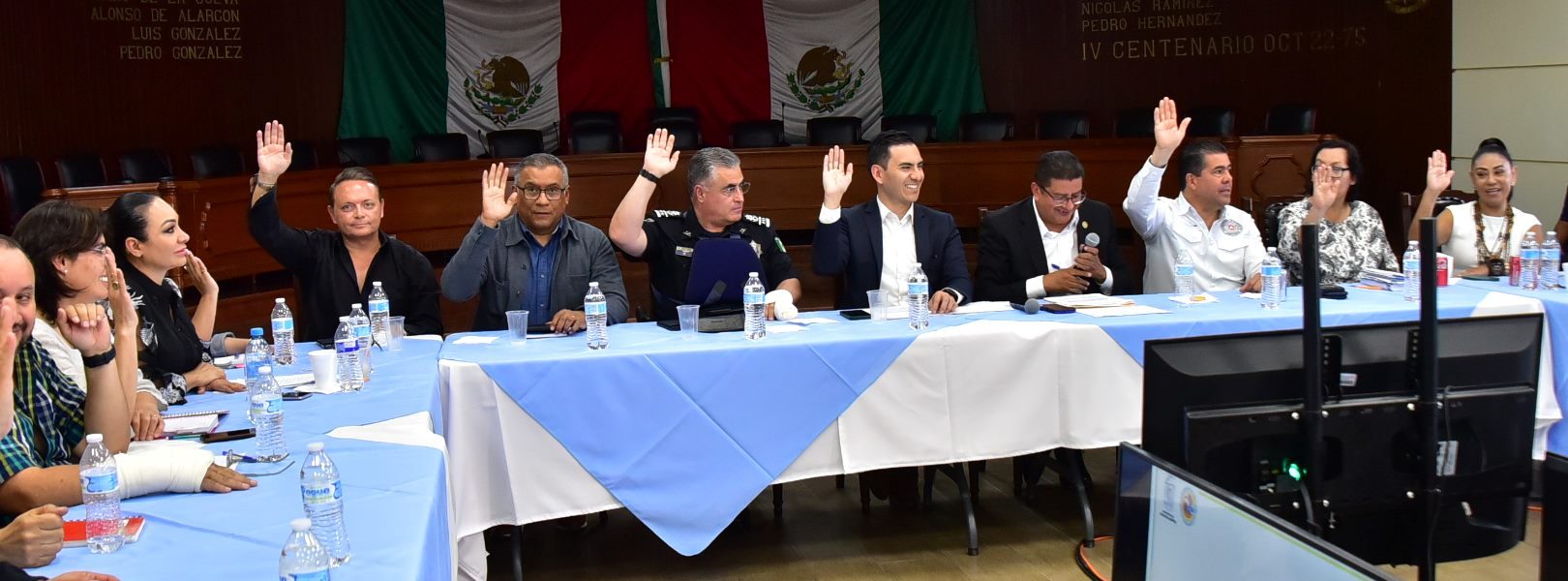 TOMAN PROTESTA A NUEVOS INTEGRANTES DEL CONSEJO MUNICIPAL DE PROTECCIÓN CIVIL Y COMITÉ DE EMERGENCIA