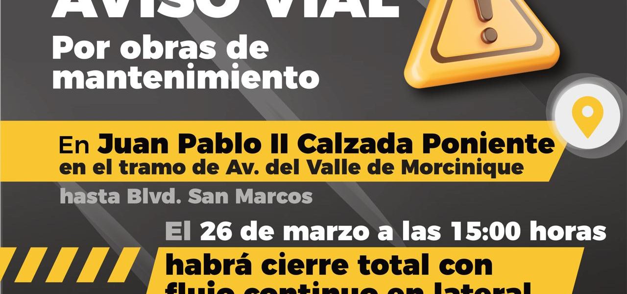 AVISO VIAL