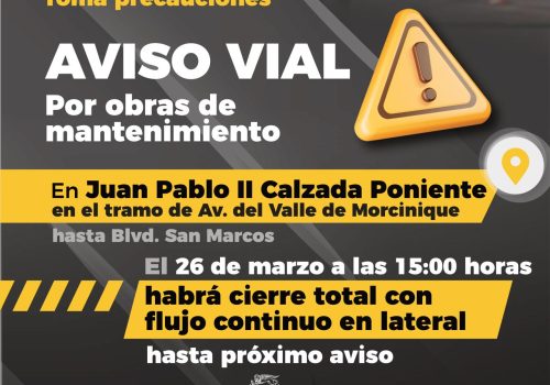 AVISO VIAL