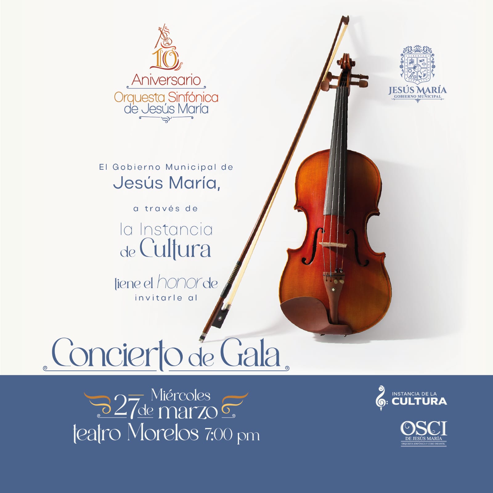 JM te invita al concierto de gala en el Teatro Morelos