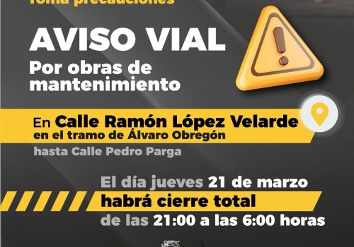 AVISO VIAL