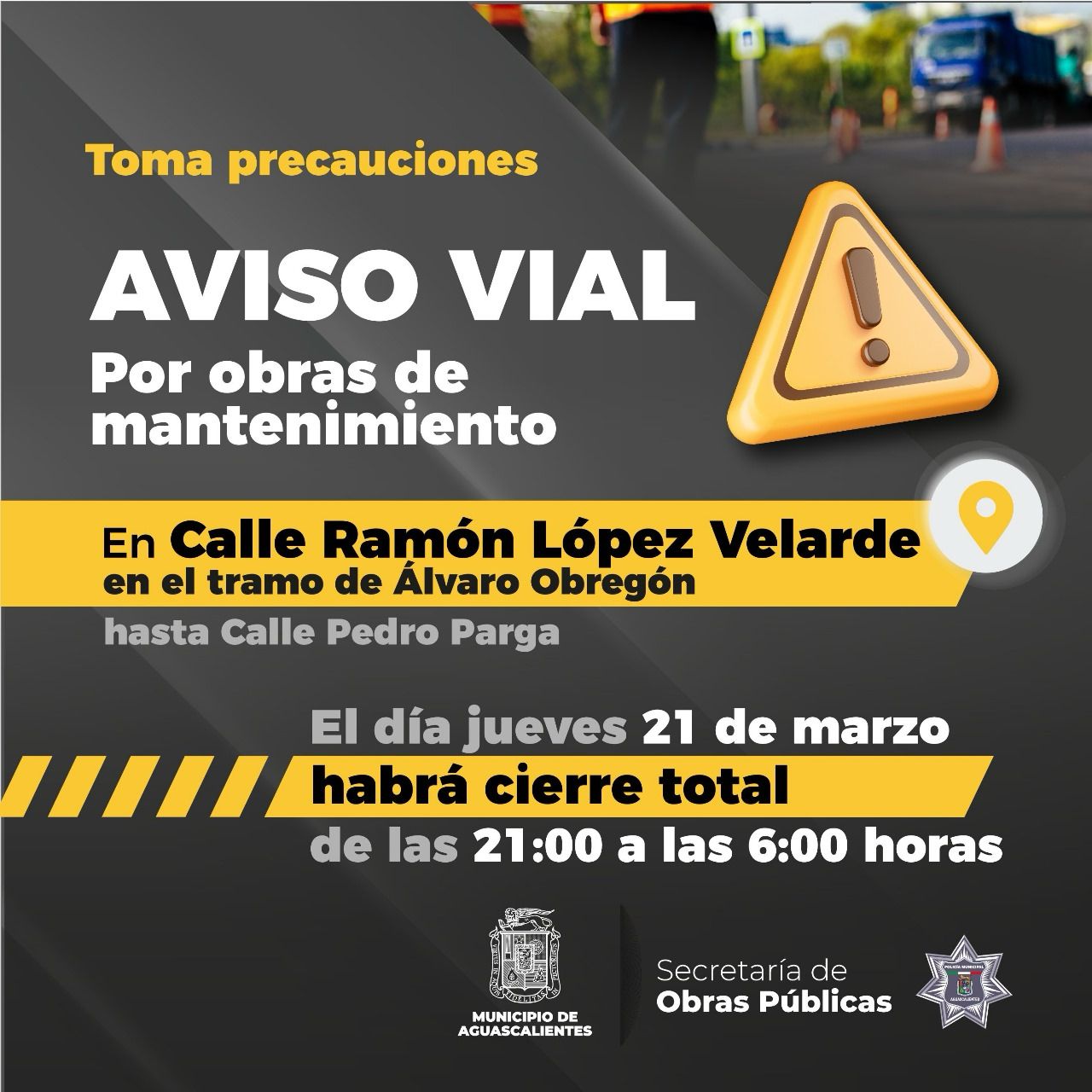 AVISO VIAL