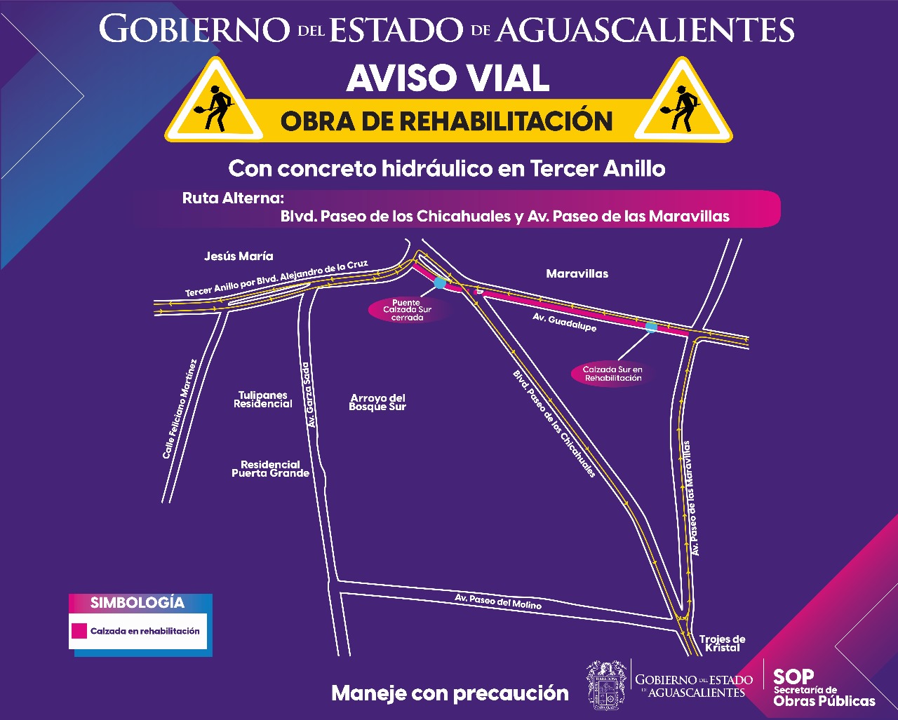 Gobierno informa de obras en JM