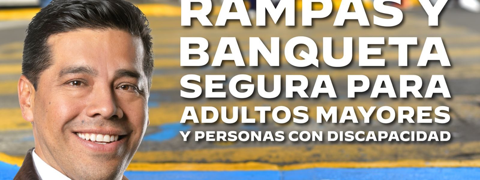 LEO MONTAÑEZ DARÁ CONTINUIDAD A LA CREACIÓN DE RAMPAS Y BANQUETAS SEGURAS