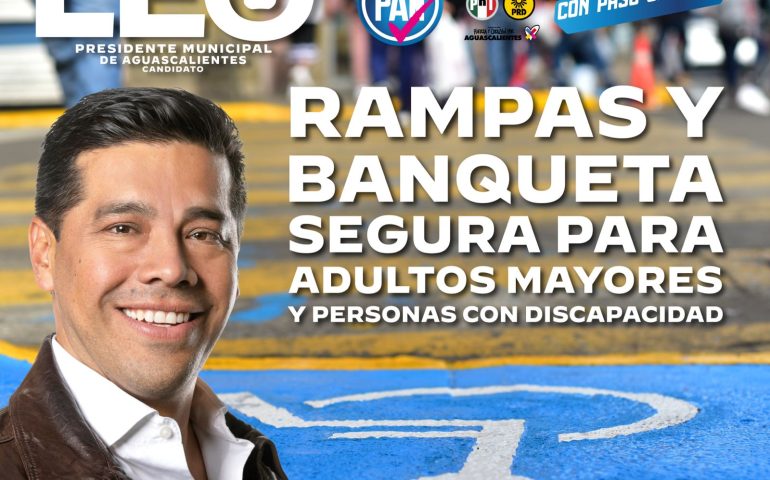 LEO MONTAÑEZ DARÁ CONTINUIDAD A LA CREACIÓN DE RAMPAS Y BANQUETAS SEGURAS