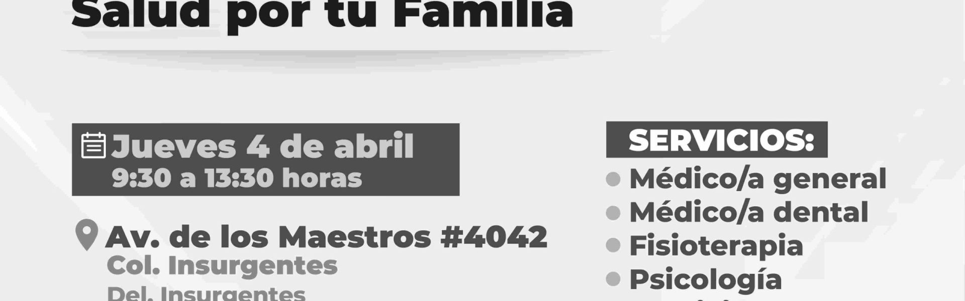 INVITA DIF MUNICIPAL A ACERCARSE A LAS BRIGADAS MÉDICAS