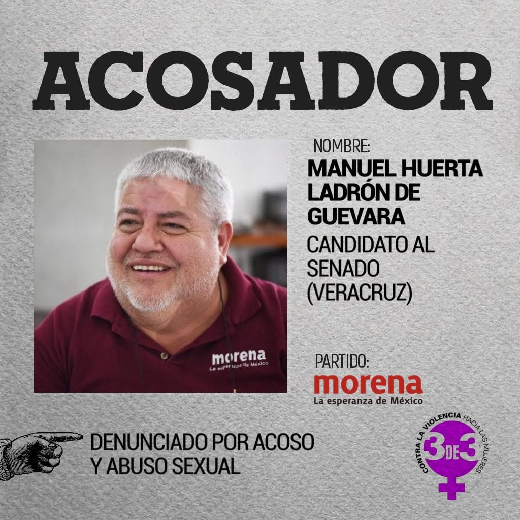 Morena: El partido con mas agresores violadores  y deudores alimentarios aspiran a un cargo