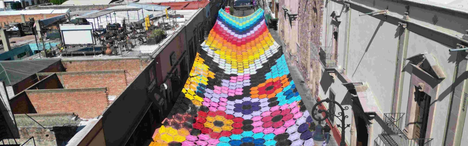 CIELO TEJIDO PARA EL CORREDOR CULTURAL CARRANZA 2024