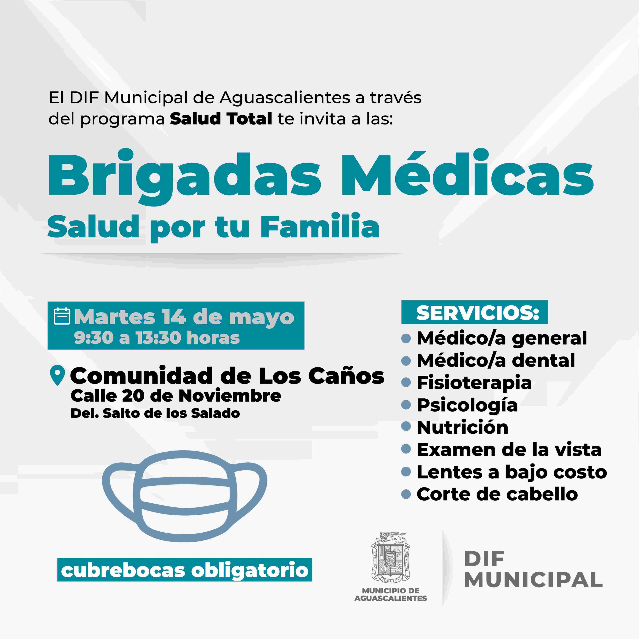 EFECTUARÁ DIF MUNICIPAL BRIGADAS MÉDICAS EN EL ÁREA URBANA Y RURAL DE AGUASCALIENTES