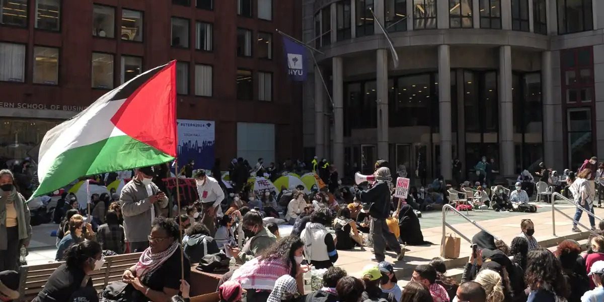 Aumentan tensiones entre protestas propalestinas en EEUU