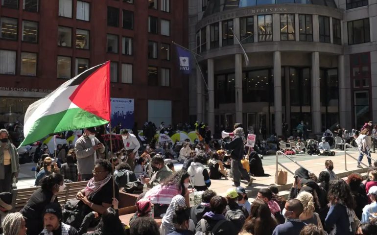 Aumentan tensiones entre protestas propalestinas en EEUU