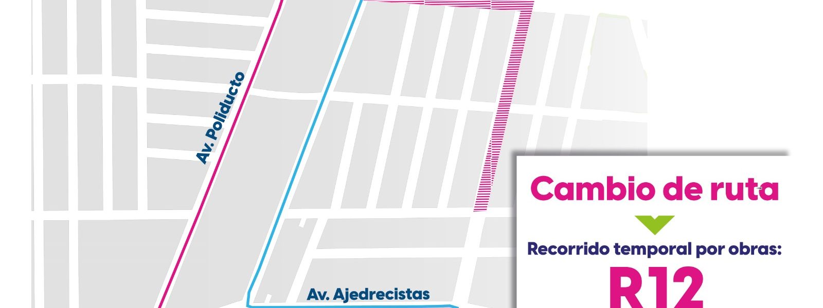 RUTAS 12 Y 18 DEL TRANSPORTE PÚBLICO TENDRÁN CAMBIOS TEMPORALES