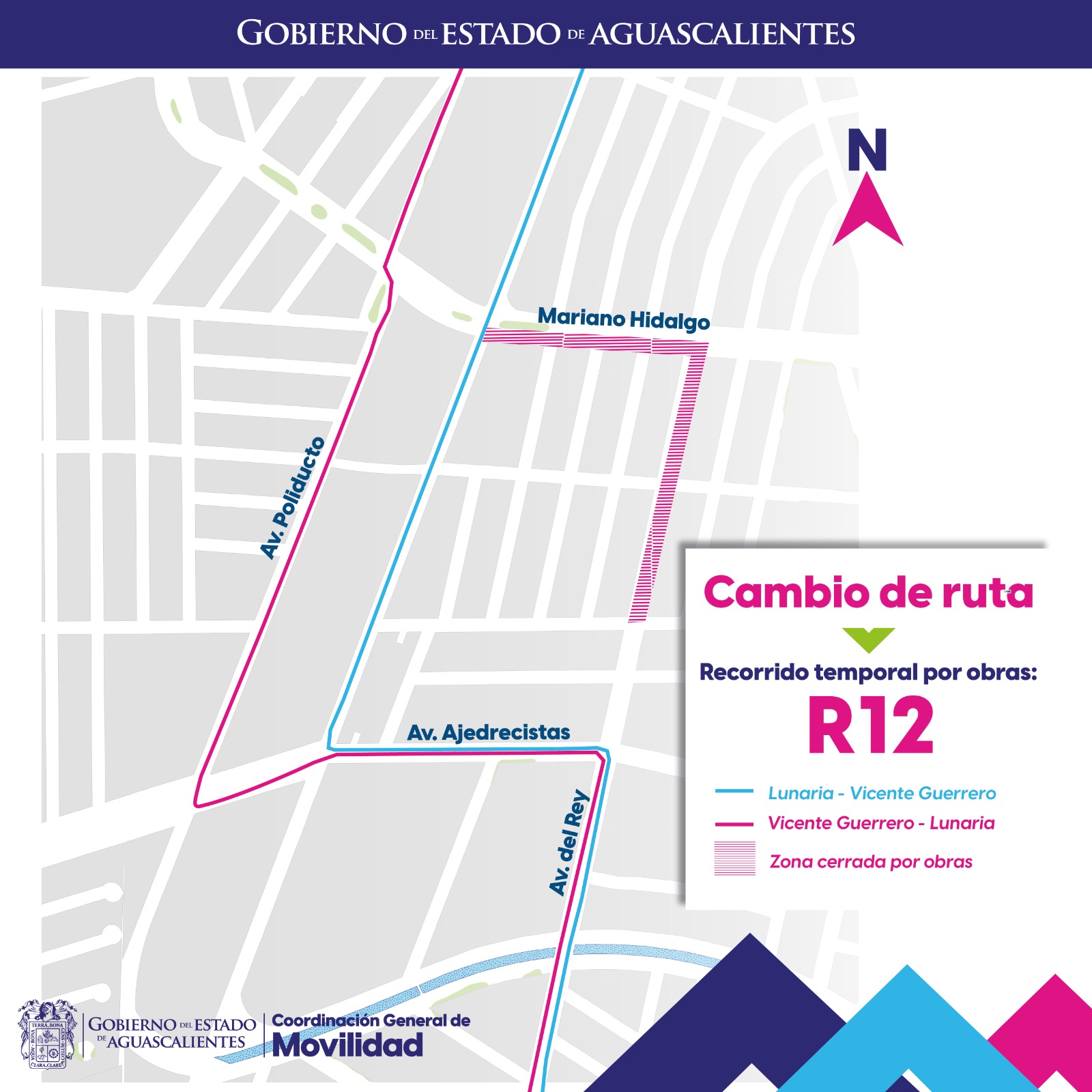 RUTAS 12 Y 18 DEL TRANSPORTE PÚBLICO TENDRÁN CAMBIOS TEMPORALES