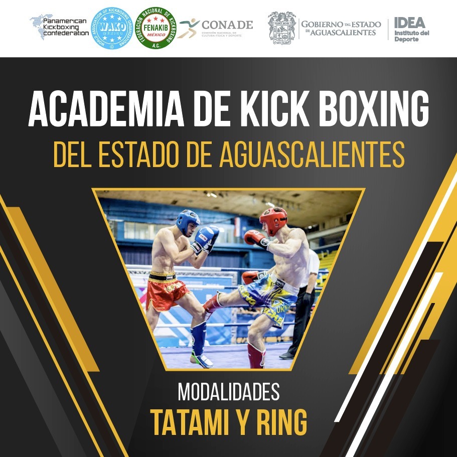 ÚNETE A LA ACADEMIA DE KICK BOXING DEL ESTADO; LA INSCRIPCIÓN Y CLASES SON GRATUITAS