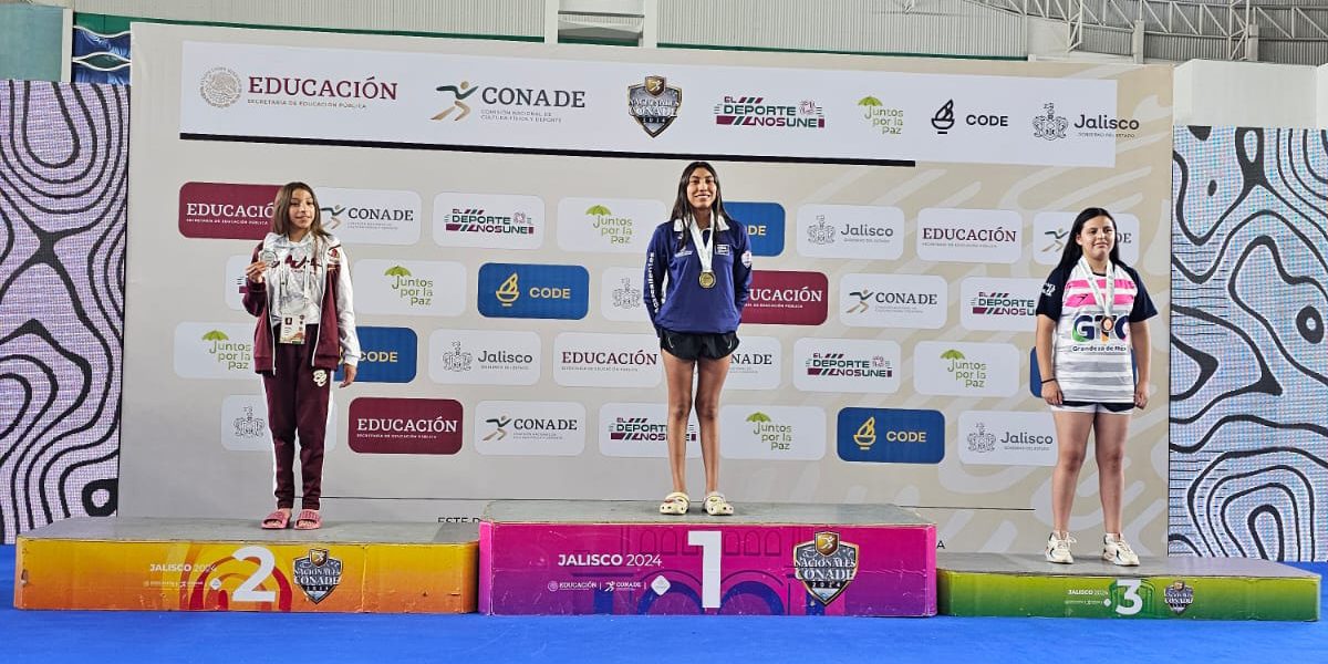 ATLETAS DE AGUASCALIENTES OBTIENEN DOS MEDALLAS EN NATACIÓN Y FRONTENIS DURANTE LOS JUEGOS NACIONALES CONADE 2024