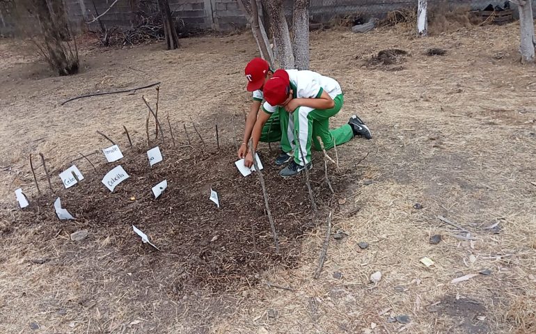 INVITA MUNICIPIO A ESCOLARES A PARTICIPAR EN TALLERES DE RECICLAJE Y CREACIÓN DE HUERTOS