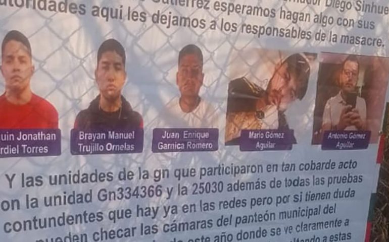 CJNG  se deslinda con narcomantas de la masacre ocurrida en Guanajuato y ofrece recompensa por los asesinos