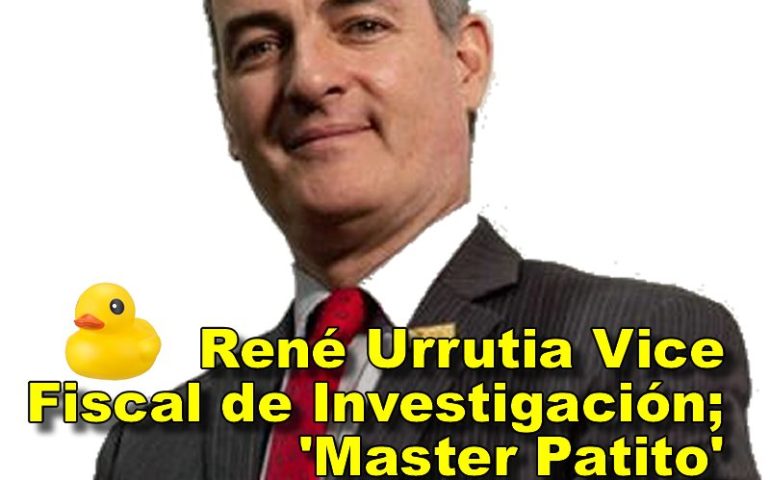 René Urrutia Vice Fiscal de Investigación; ‘Master Patito’